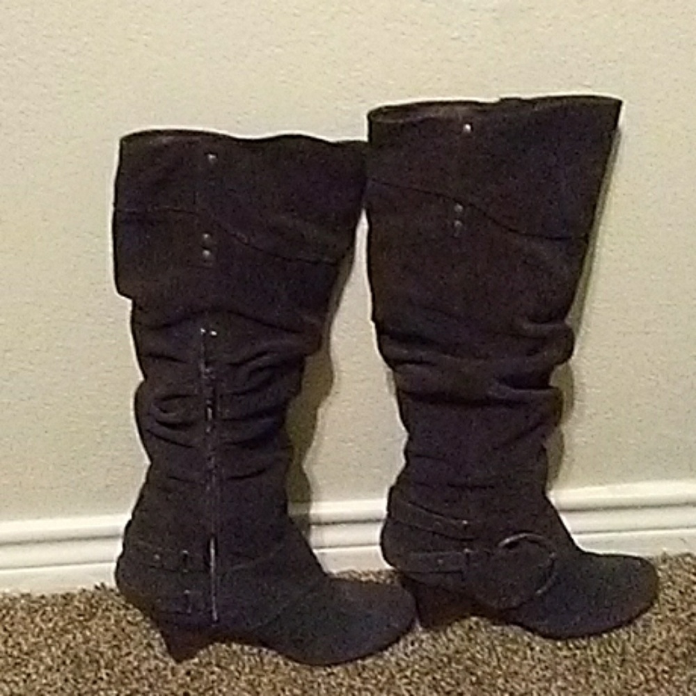Naughty Monkey Chocolate Brown Knee-high Slouch
